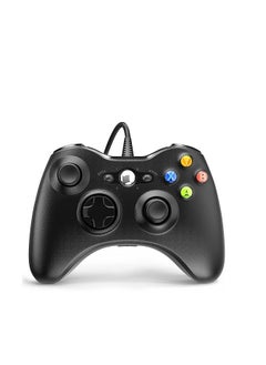 YAEYE Wired Controller for Xbox 360, Game Controller for 360 with Dual-Vibration Turbo Compatible with Xbox 360/360 Slim and PC Windows 7,8,10,11