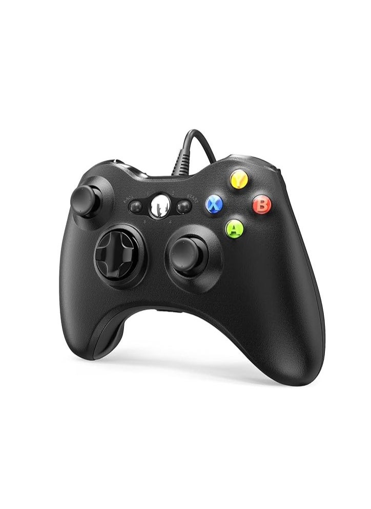 Generic - YAEYE Wired Controller for Xbox 360, Game Controller for 360 with Dual-Vibration Turbo Compatible with Xbox 360/360 Slim and PC Windows 7,8,10,11 - Image 1