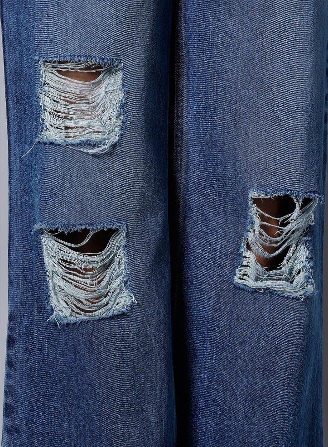 HIGH STAR Women Blue Jeans - Image 3