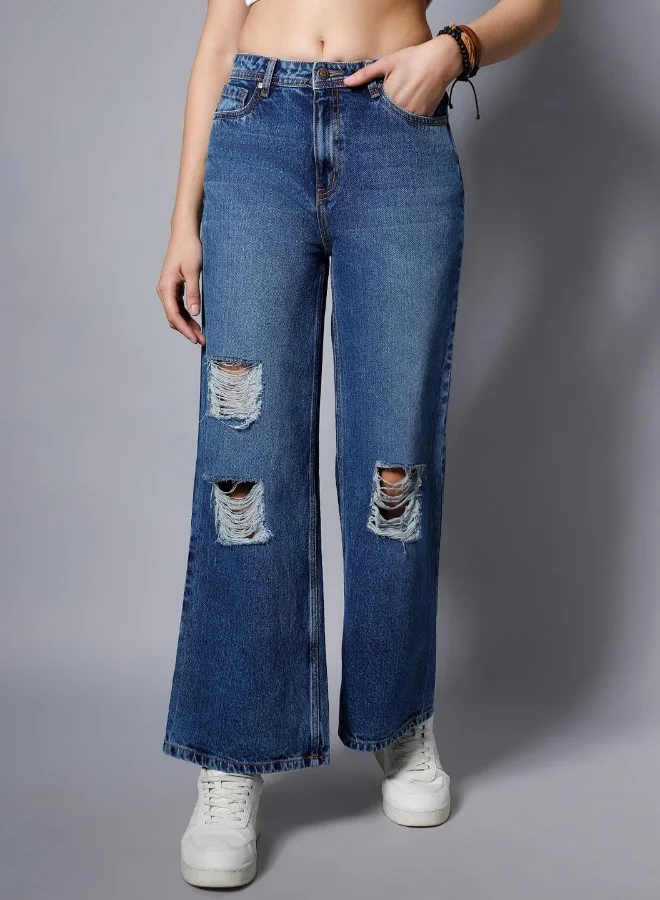HIGH STAR  Women Blue Jeans for Women | Best Price UAE
