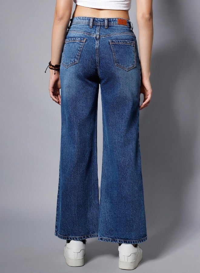 HIGH STAR Women Blue Jeans - Image 1