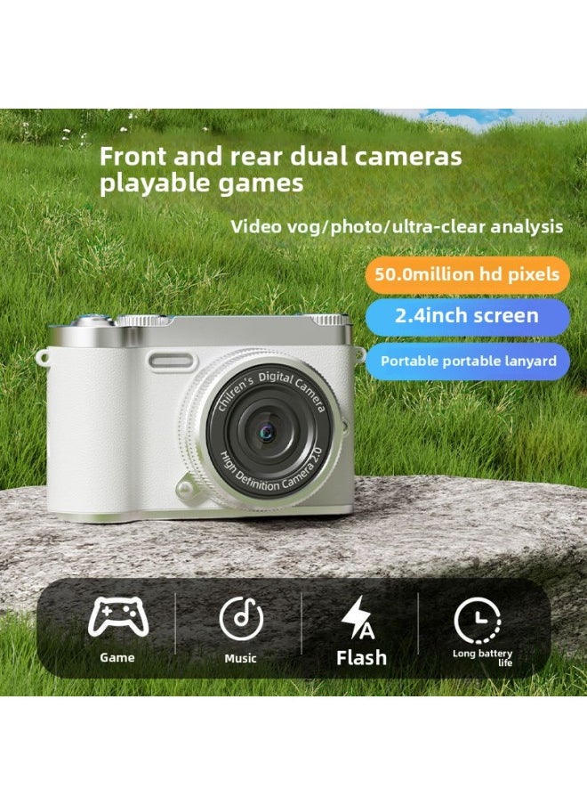 Generic HD Pixel Double Camera Self-timer Ccd Retro Digital Camera Campus Student Entry Card Machine-Body Color:[one 512g Memory Card] No Camera  - Image 3