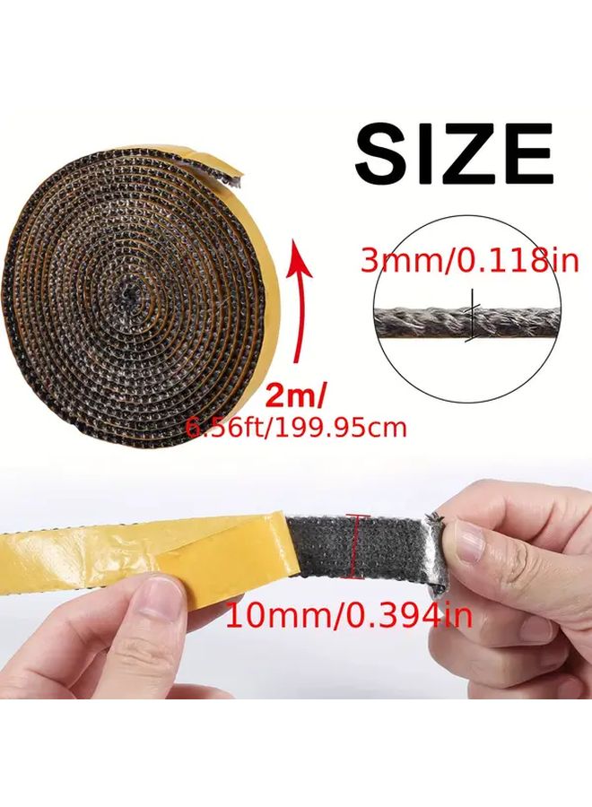 2PC 2m High Temperature Stove Seal Double Sided Adhesive Tape - Image 3