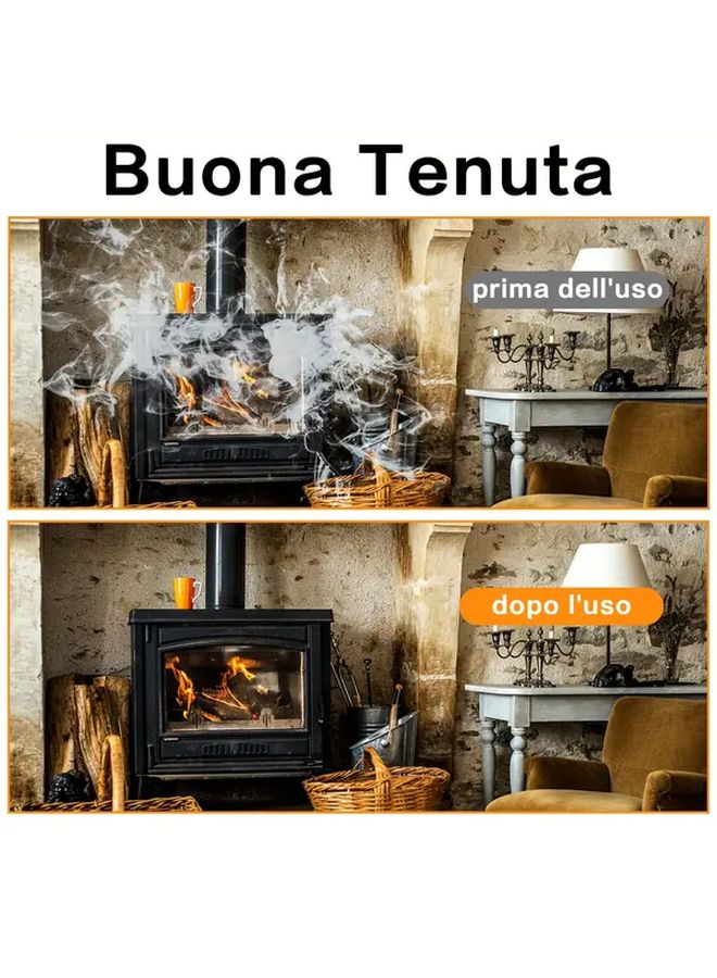 2PC 2m High Temperature Stove Seal Double Sided Adhesive Tape - Image 5