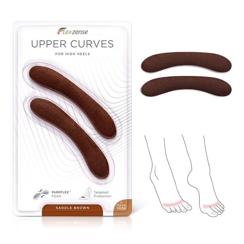 FLEXZENSE Upper Curves | Relieve Pain from Upper Lining of High Heels | 1 Pair - Image 1