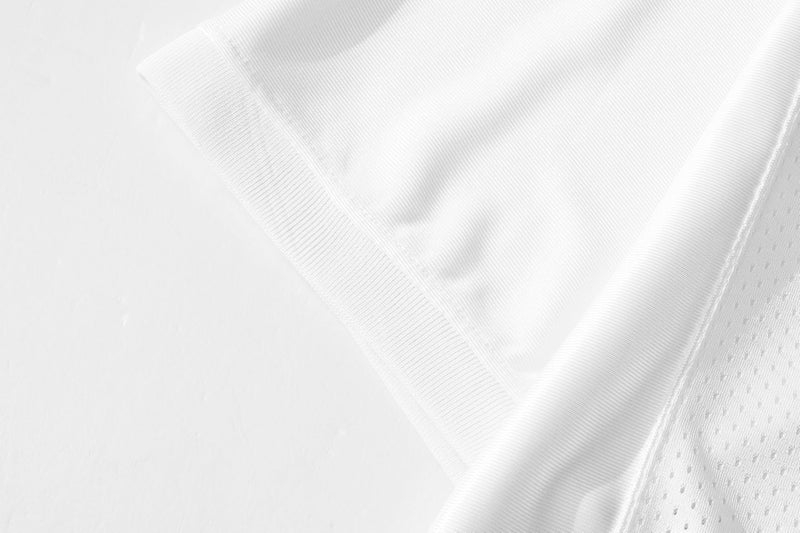 PRIMITAS Blank Football Jersey Mesh Athletic Football Shirt Practice Sports Uniform White - Image 5