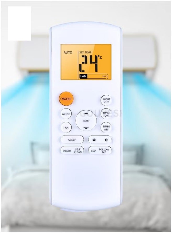 TIGER NEW Original Remote Control RG57A16/BGEF for Midea FRESH AC Air Conditioner – Cool & Heat Function, Backlight, High-Quality Replacement for RG57A2/BGEF Models - Image 2