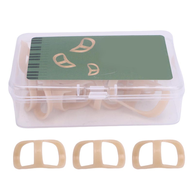 12PCS Oval Finger Splint PP Portable Finger Joint Brace Support for Piano Guzheng Pipa Guitar Player XL - Image 1