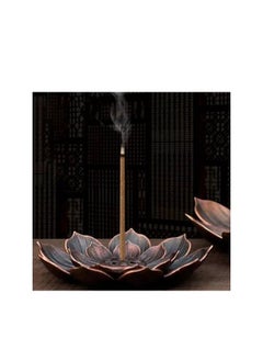 Generic Small Metal Incense Burner, Lotus Incense Stick Incense Holder and Cone Incense Holder with Ash Catcher Bakhoor Burner Portable Incense Burner, Pretty Shape Censer Holder, Mabkhara.  - Image 4