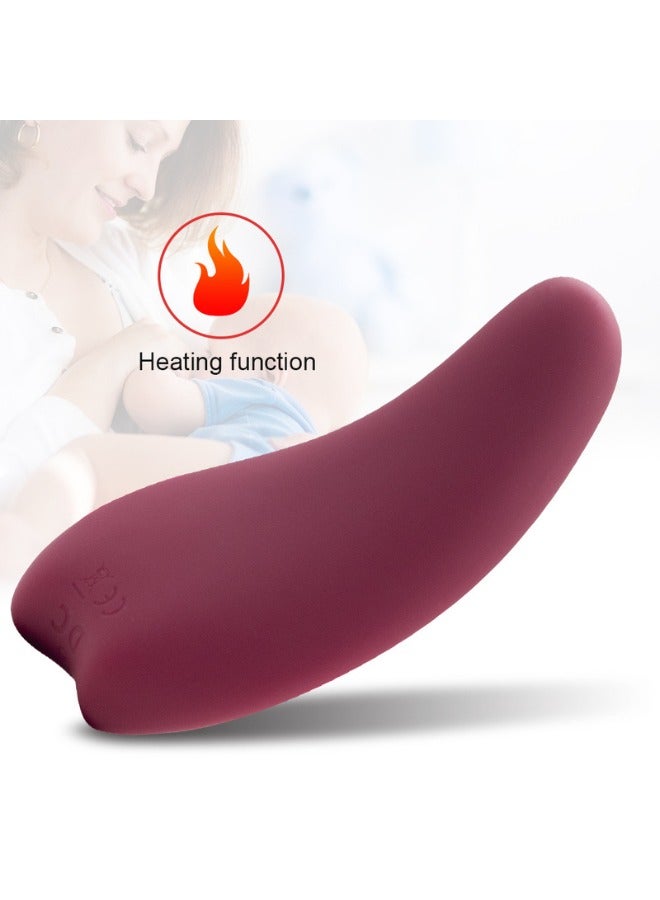 turtees Warming Lactation Massager 2-in-1, Soft Breast Massager for Breastfeeding, Heat + Vibration Adjustable for Clogged Ducts, Improve Milk Flow, Engorgement - Image 4
