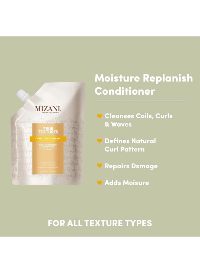Mizani بلسم ميزاني True Textures لترطيب الشعر | يرطب ويحدد التجاعيد | خالي من السيليكون والبارابين | للشعر المجعد | 16.9 أونصة سائلة - Image 2