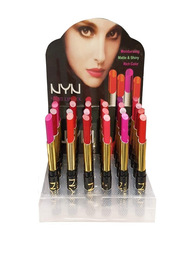 NYN Sensational Creamy Matte Lipstick Pack Of 24 - Image 2