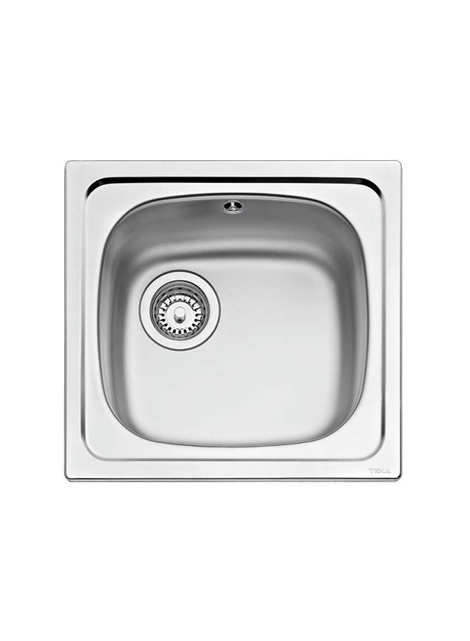 TEKA Starbright 45 E-Xn 1B Inset 1 Bowl Sink With Matt Finish In 45 Cm Stainless Steel 440x440x155mmmm - Image 2