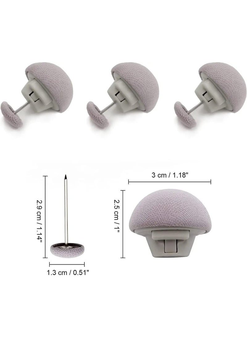 SHAOZHEN 20 PCS Non-Slip with ButtonsClips for Quilt Cover Blanket Cover Fixer Duvet Clips for Comforters Rajai Cover Fixer Duvet Button Fasteners Reusable Duvet Clips Blanket Cover Stopper Quilt Fixer Grey - Image 2