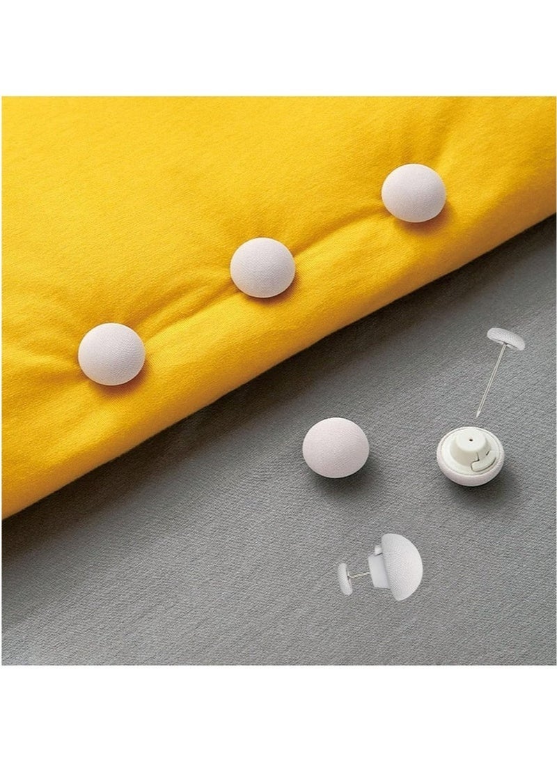 SHAOZHEN 20 PCS Non-Slip with ButtonsClips for Quilt Cover Blanket Cover Fixer Duvet Clips for Comforters Rajai Cover Fixer Duvet Button Fasteners Reusable Duvet Clips Blanket Cover Stopper Quilt Fixer Grey - Image 5
