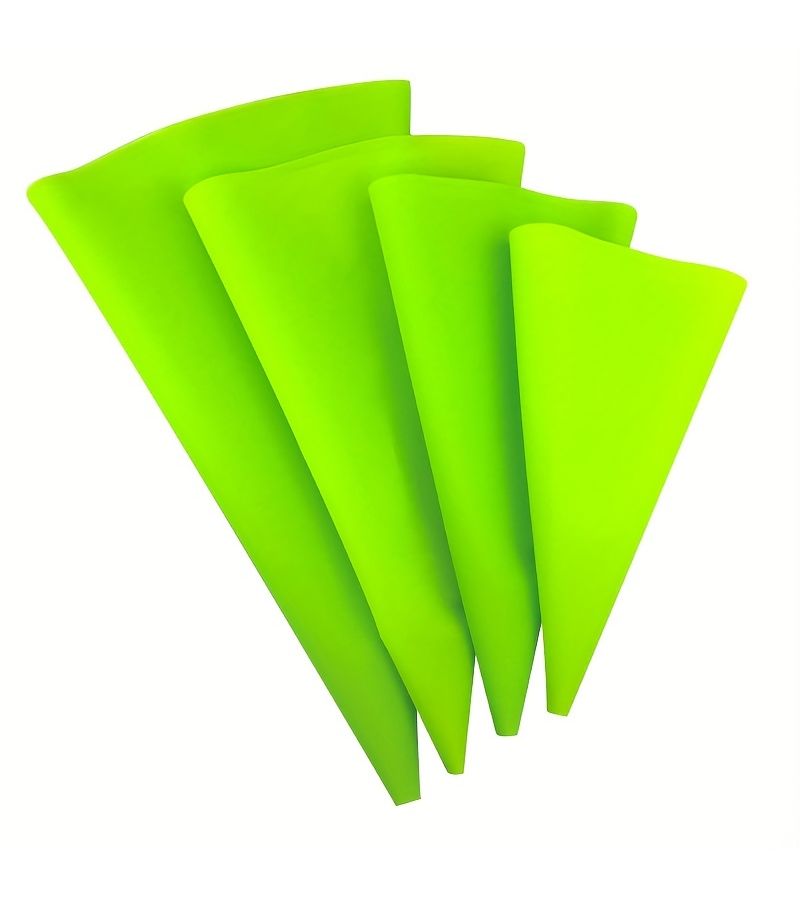 4pcs EVA Piping Bags Set Reusable Pastry Bags for Cake Decorating Baking Supplies - Image 2