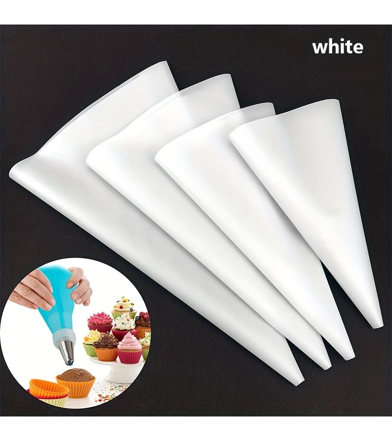 4pcs EVA Piping Bags Set Reusable Pastry Bags for Cake Decorating Baking Supplies - Image 3