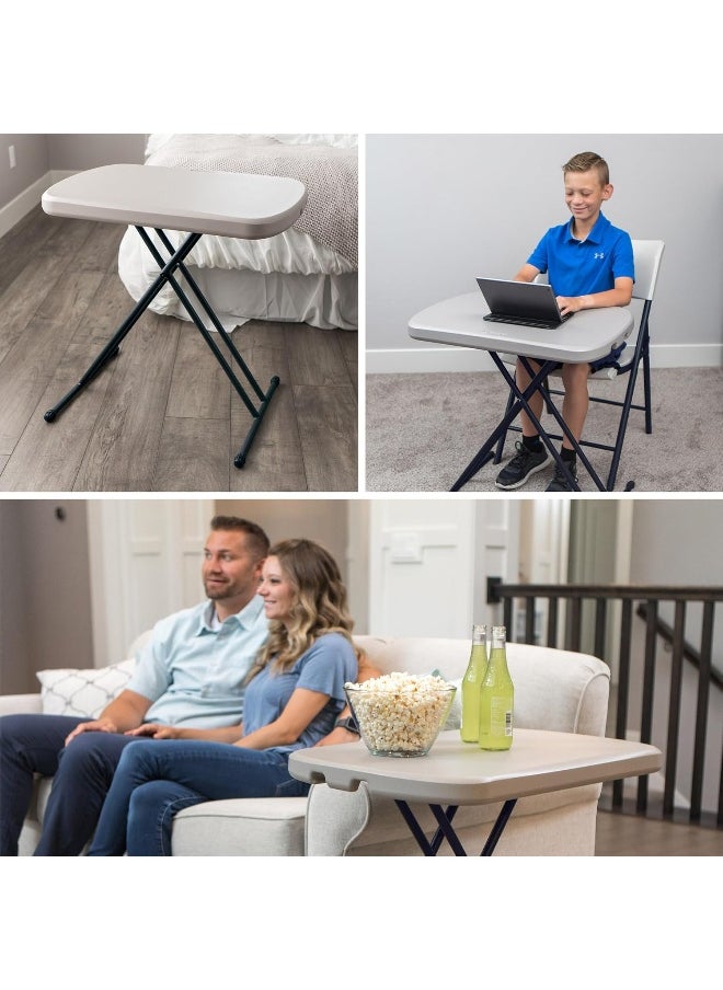 Lifetime - Lifetime 26-Inch Folding Table, Adjustable Picnic Table - Image 1