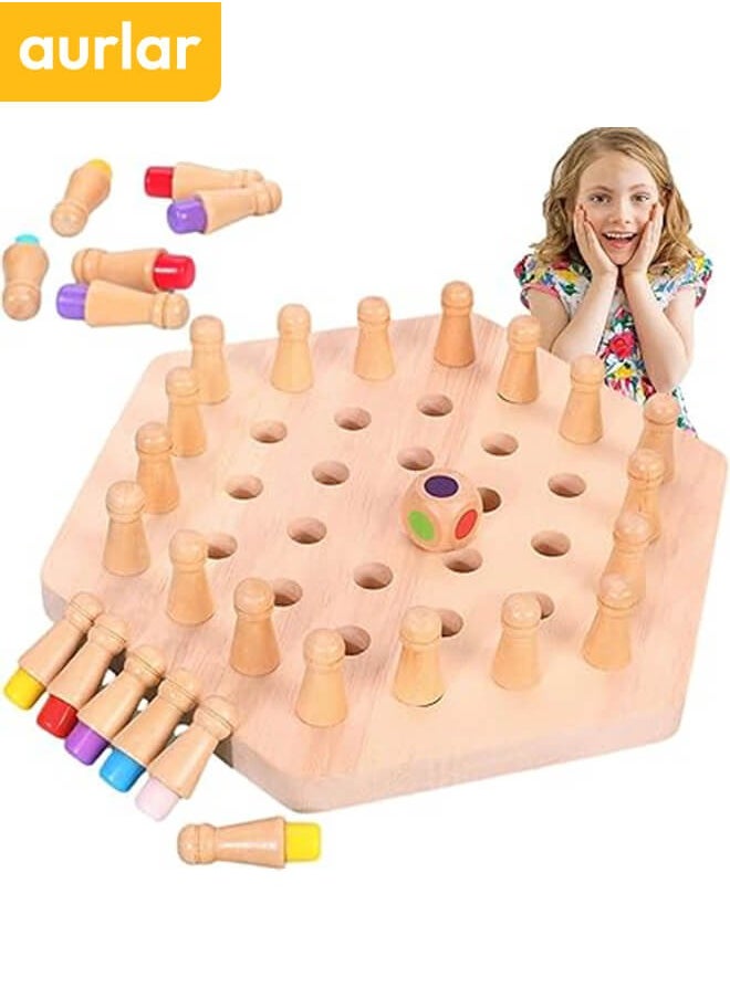 Aurlar - Montessori Wooden Educational Toys for Kids Aged 3 and Up, Shape Sorting and Stacking Game, Perfect Gift for Boys and Girls - Image 1