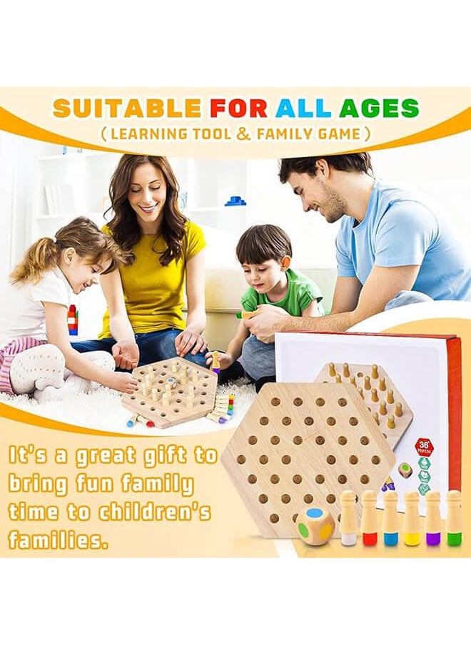 Aurlar - Montessori Wooden Educational Toys for Kids Aged 3 and Up, Shape Sorting and Stacking Game, Perfect Gift for Boys and Girls - Image 1