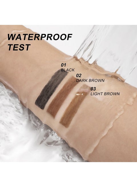 3-In-1 Eyebrow Pencil, Eye Brow Pen, Brush And Razor Trio, Micro-Fine + Define Eyebrow Shades, Easy To Use, Long Lasting And Waterproof