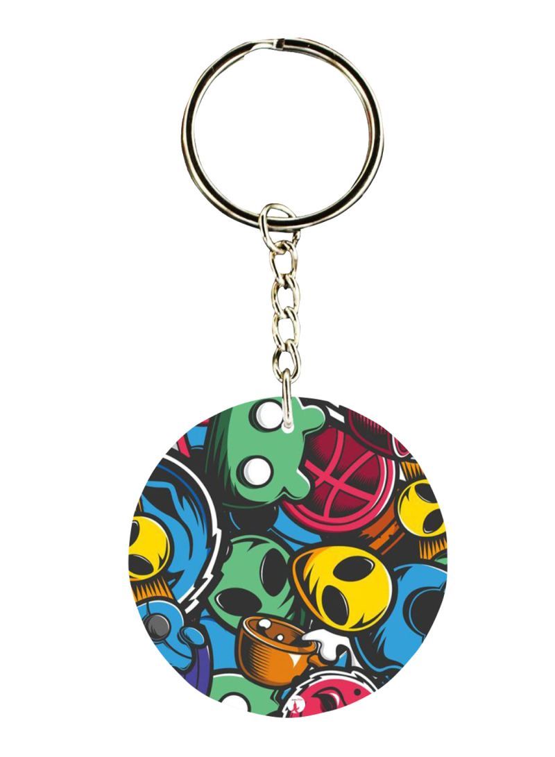 RKN Double Sided Random Things Keychain