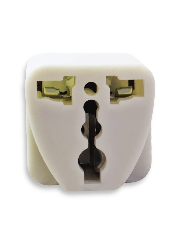 Generic - Power socket, 10 amp, 250 volt, white, easy to use in residential apartments, factories, and workshops - Image 1