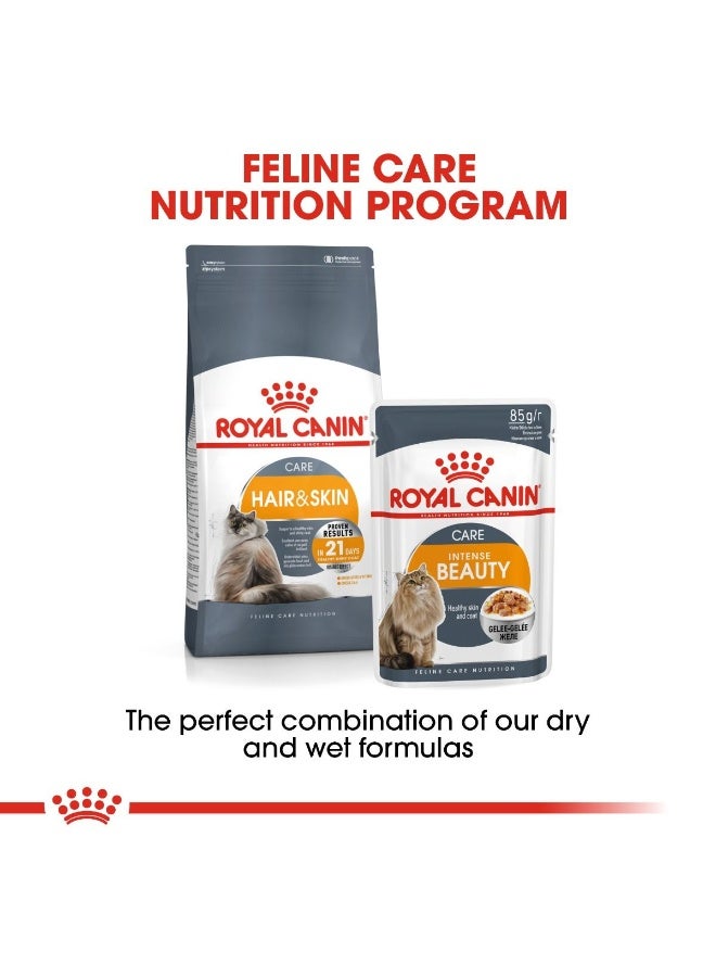 Royal Canin Hair & Skin  Care Dry food For Adult Cats (1-10 Years) 2kg - Image 2