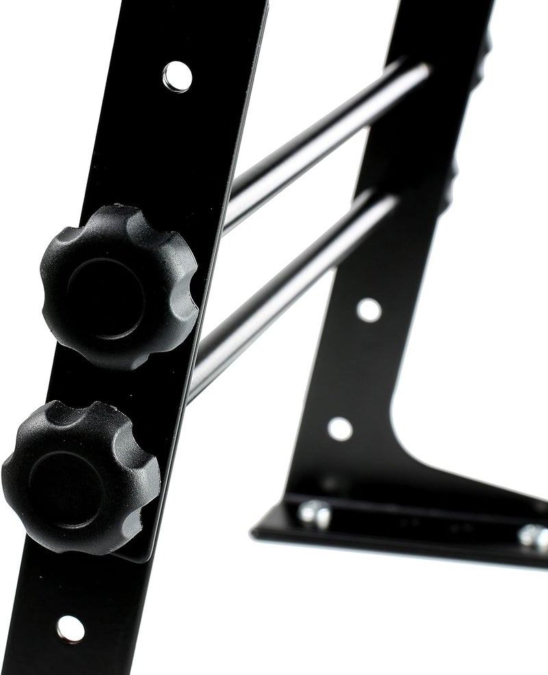 RockJam RJLP1 Adjustable Desk Mounted Desktop Laptop Stand Laptop Riser and DJ Controller Stand,Black - Image 5