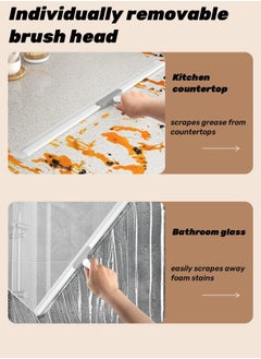 Gonice Floor Squeegee, Floor Squeegee Household Magic Broom, Hair Squeegee, Rubber Blade, Tile Shower Floor Squeegee for Bathroom  - Image 5