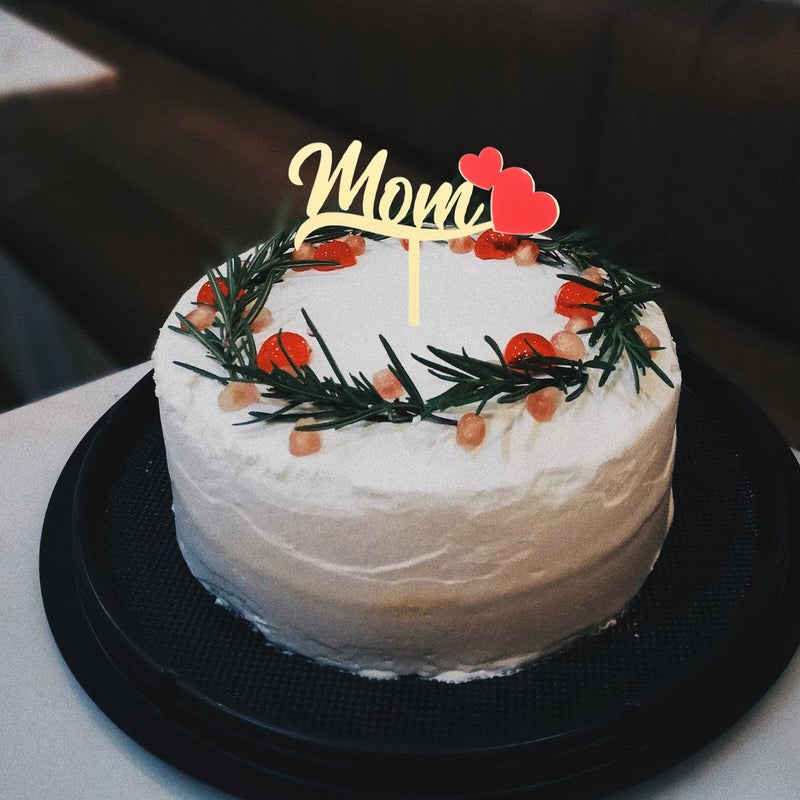 علية كعكة أكريليك 10 قطع للأم حفلة عيد الأم تزيين الخبز - Image 5