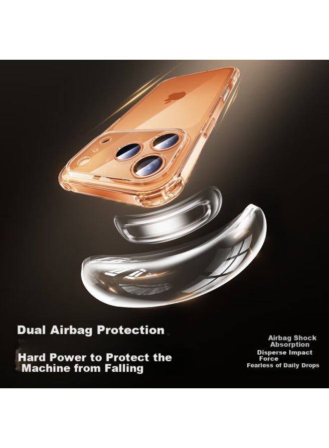 SmartDevil Shanmo [built-in Ai Shooting Button] Case For Apple Iphone 17 Pro Max, Shockproof Airbag Protective Cover, Full Lens Protection, Transparent Anti-yellowing Soft Shell - Image 4