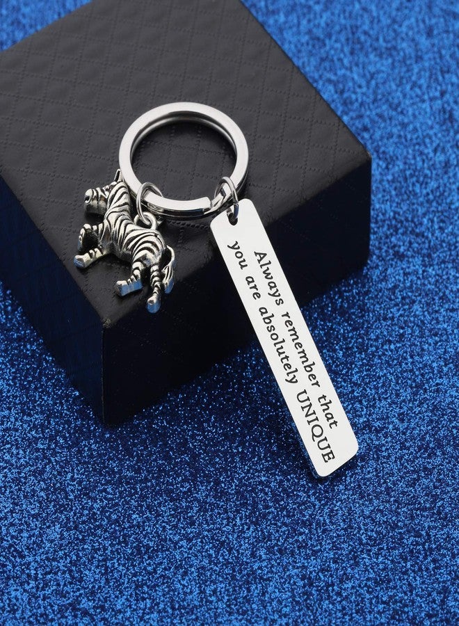 WUSUANED Inspirational Zebra Keychain Inspirational Jewelry Gift For Zebra Lover - Image 4
