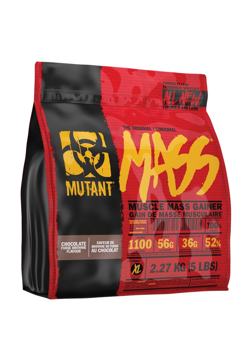 Mutant MASS - Chocolate Fudge Brownie 2.27 Kg (5lbs)