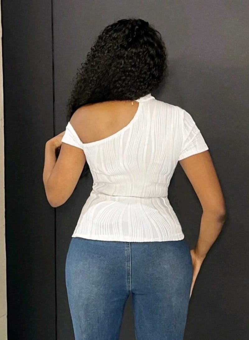 Shein shein tshirt assymetrical - Image 3