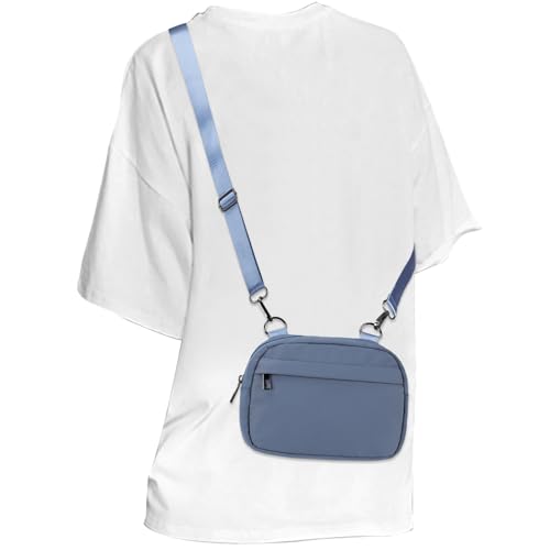 MAXTOP Small Crossbody Bags for Women with Detachable Strap Fanny Packs for Women Sling CellPhone Purse for Travel Essentials Dark Blue - Image 1