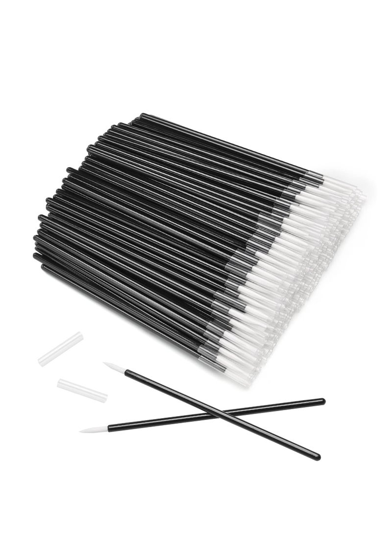 Excefore 100 PCS Disposable Eyelash Mascara Brushes Makeup Brush Wands Applicator Makeup Kits - Disposable Eyeliner Brush - Convenient and quick makeup - Image 1