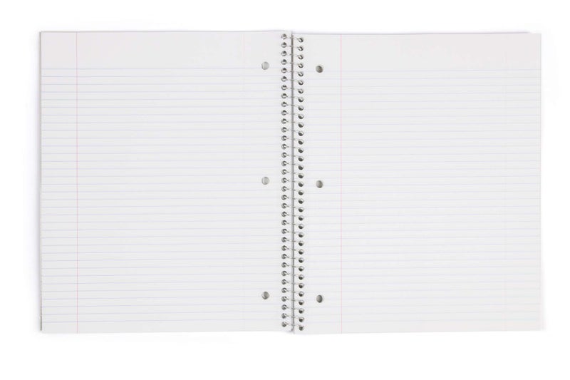 Mintra Office Durable Spiral Notebooks, 1 Subject, (Salmon, Sage Green, Lavender, College Ruled 3 Pack), 100 Sheets, Poly Pocket, Moisture Resistant Cover, Strong back, For School, Office, Business, - Image 5