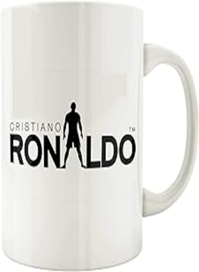 OR Pottery Cristiano Ronaldo Mug (White, 100ml)