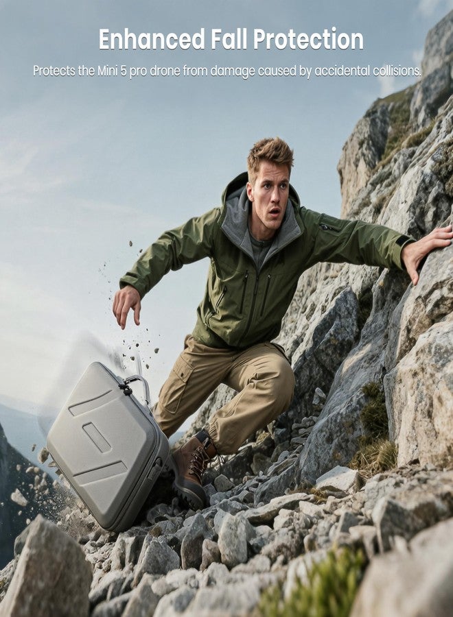 STARTRC Mini 5 Pro Case, Portable Carrying Bag for DJI Mini 5 Pro Accessories,for DJI RC 2 Controller Fly More Combo - Image 3