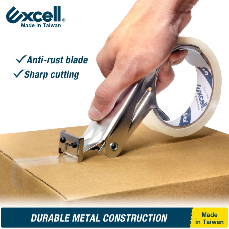 excell موزع شريط التعبئة إكسل (عرض 1 بوصة) موزعات شريط يدوي، موزعات شريط ربط للاستخدام في المنزل، المكتب، المتجر والمستودع - Image 4