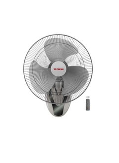 Fresh Wall Fan Fresh Hatary, 18 inch, With Remote - Grey 