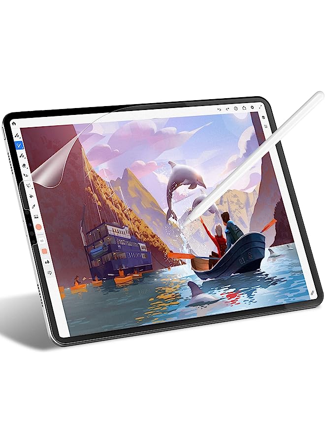 Jetech واقي شاشة ورقي من JETech متوافق مع iPad Air 5/4 مقاس 10.9 بوصة، iPad Pro مقاس 11 بوصة جميع الموديلات، مضاد للتوهج، غشاء ورقي غير لامع من مادة PET للرسم - Image 1