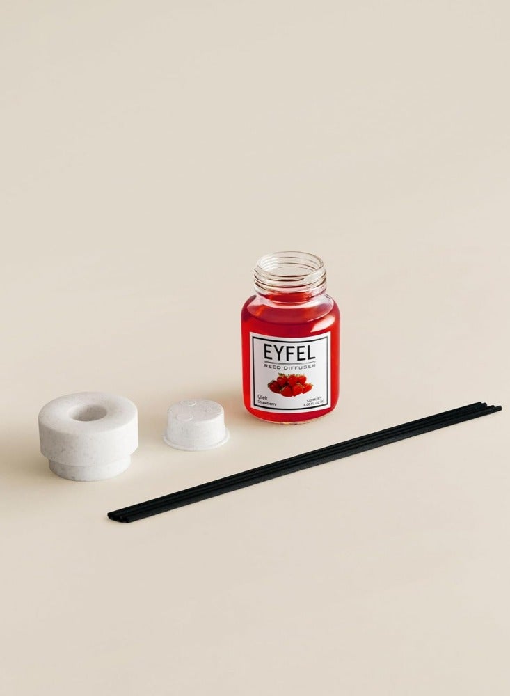 eyfel eau de parfum REED DIFFUSER- STRAWBERRY 120ML - Image 2