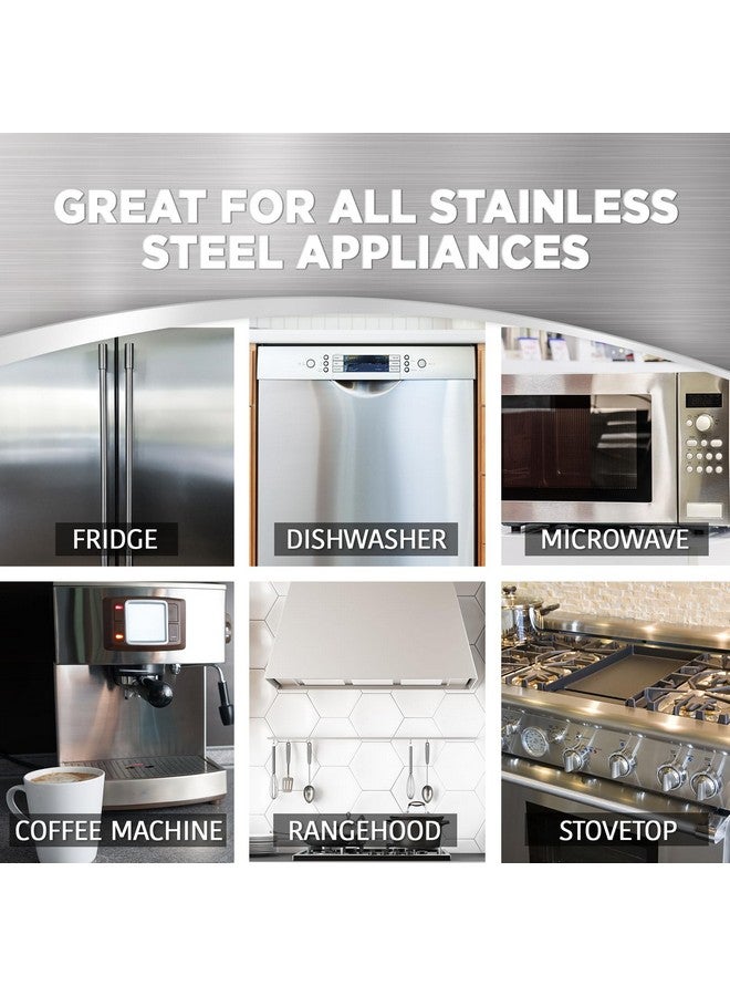 ويمان مناديل Weiman المصنوعة من الفولاذ المقاوم للصدأ ومناديل الجلد - تنظيف وتلميع الأجهزة للحصول على لمعان أكثر إشراقًا وأطول عمرًا - تنظيف وترطيب واستعادة الأسطح الجلدية - قد تختلف العبوة - Image 3