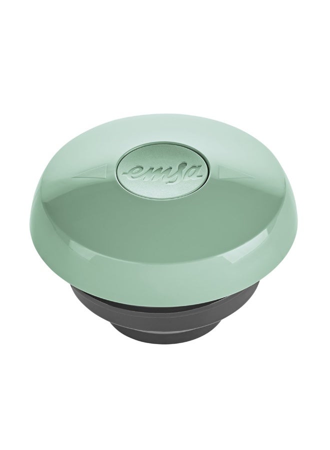 emsa فلاسك فراغي EMSA Samba Wave سعة 1 لتر – أخضر نعناعي – إبريق حراري معزول للمشروبات الساخنة والباردة – فلاسك أنيق لتقديم القهوة والشاي – صنع في ألمانيا - Image 4