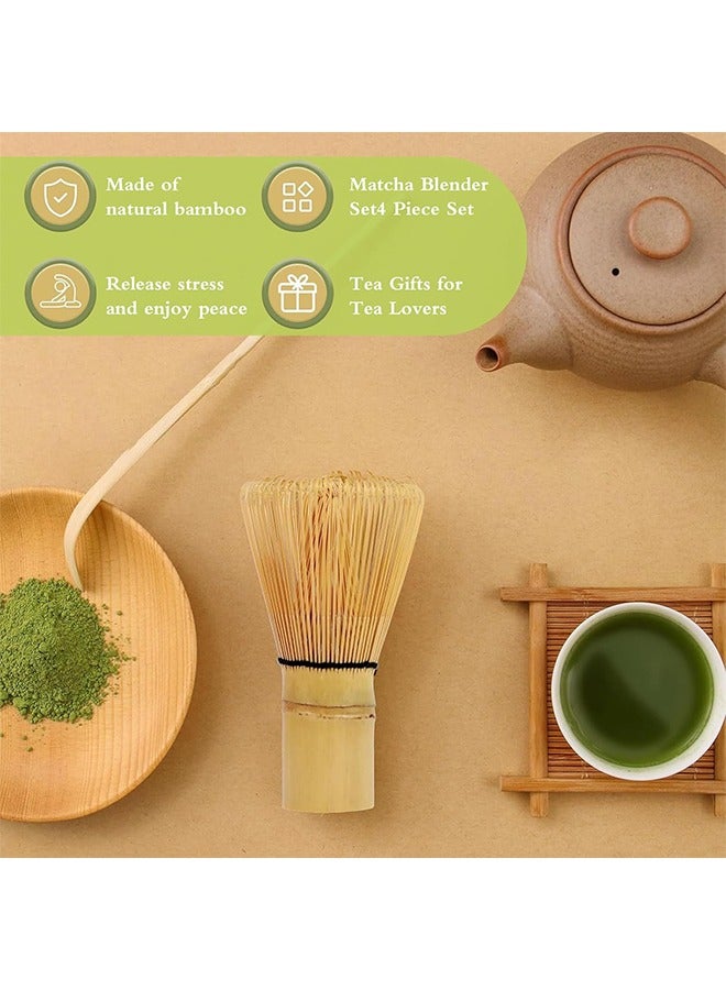 0TO1 TECH Matcha Tea Set, 8 Piece Matcha Whisk Set Bamboo Matcha Tools for Stirring Matcha Tea(Kiln Green) - Image 3