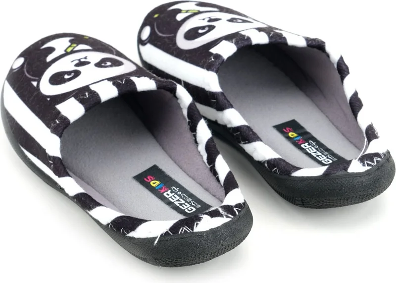 Gezer Boy Winter Panda Home Garden Comfortable Sole Gondola Slippers