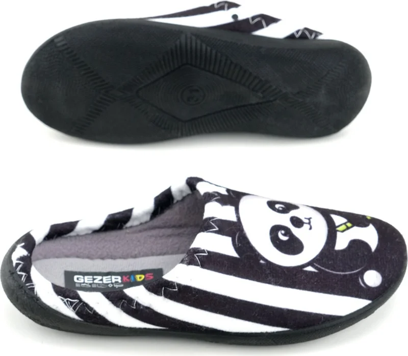 Gezer Boy Winter Panda Home Garden Comfortable Sole Gondola Slippers