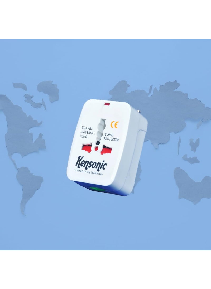 Generic Kensonic Universal Travel Adaptors Universal Travel Adapter A Multifunctional OneStop Shop for The US Australia The UK The EU Europe North and South America and More Than 150 Countries  - Image 2
